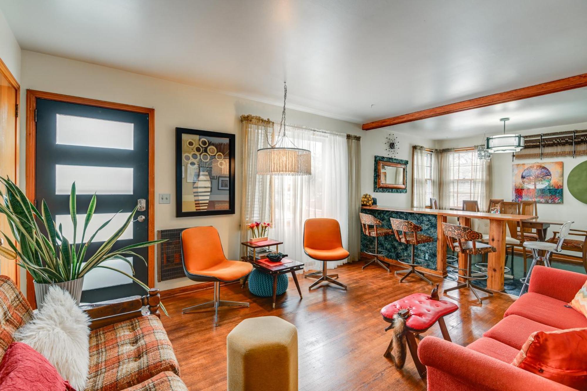 6 Mi To Downtown 70S-Themed Home In Nashville! Exterior foto