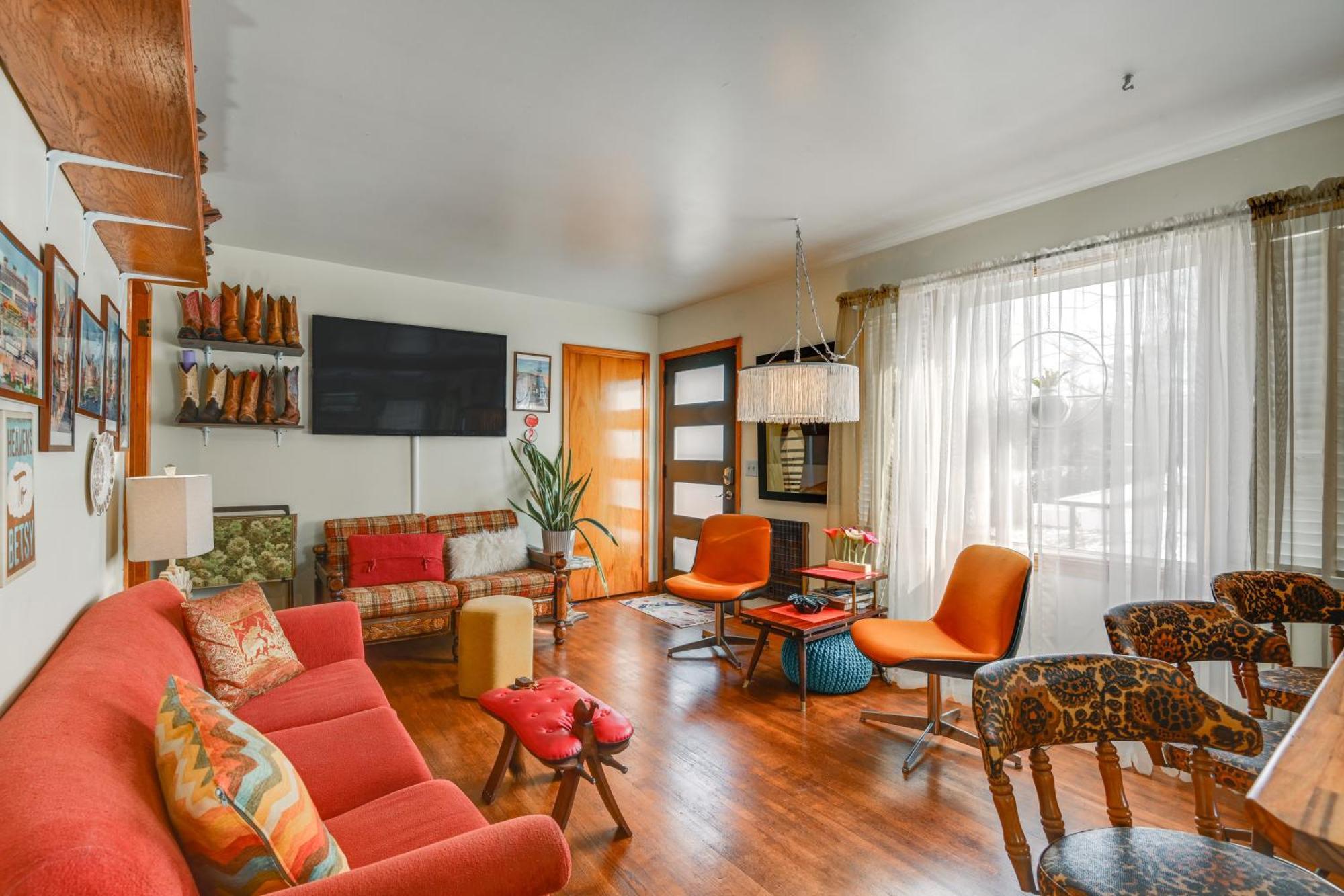 6 Mi To Downtown 70S-Themed Home In Nashville! Exterior foto